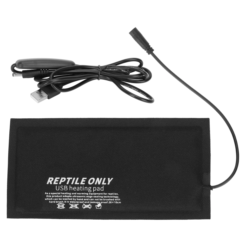 Reptile Heating Mat USB Reptile Heating Mat Under Tank Heating Pad with ThreeLevel Temperature Control(Small )