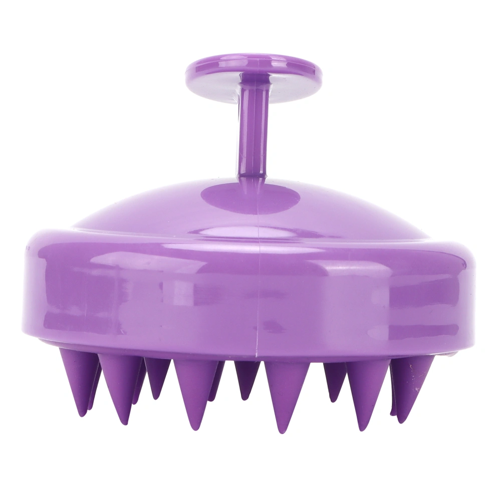 Pet Massage Comb Soft Silicone Deshedding Grooming Massage Multifunctional Cat Bath BrushPurple