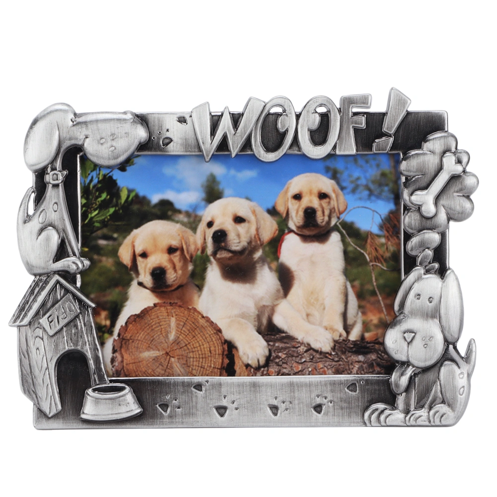 Pet Photo Frame Fits 3.5x5 Inch Vertical Photo for Animal Lovers to Keep Memories Alive