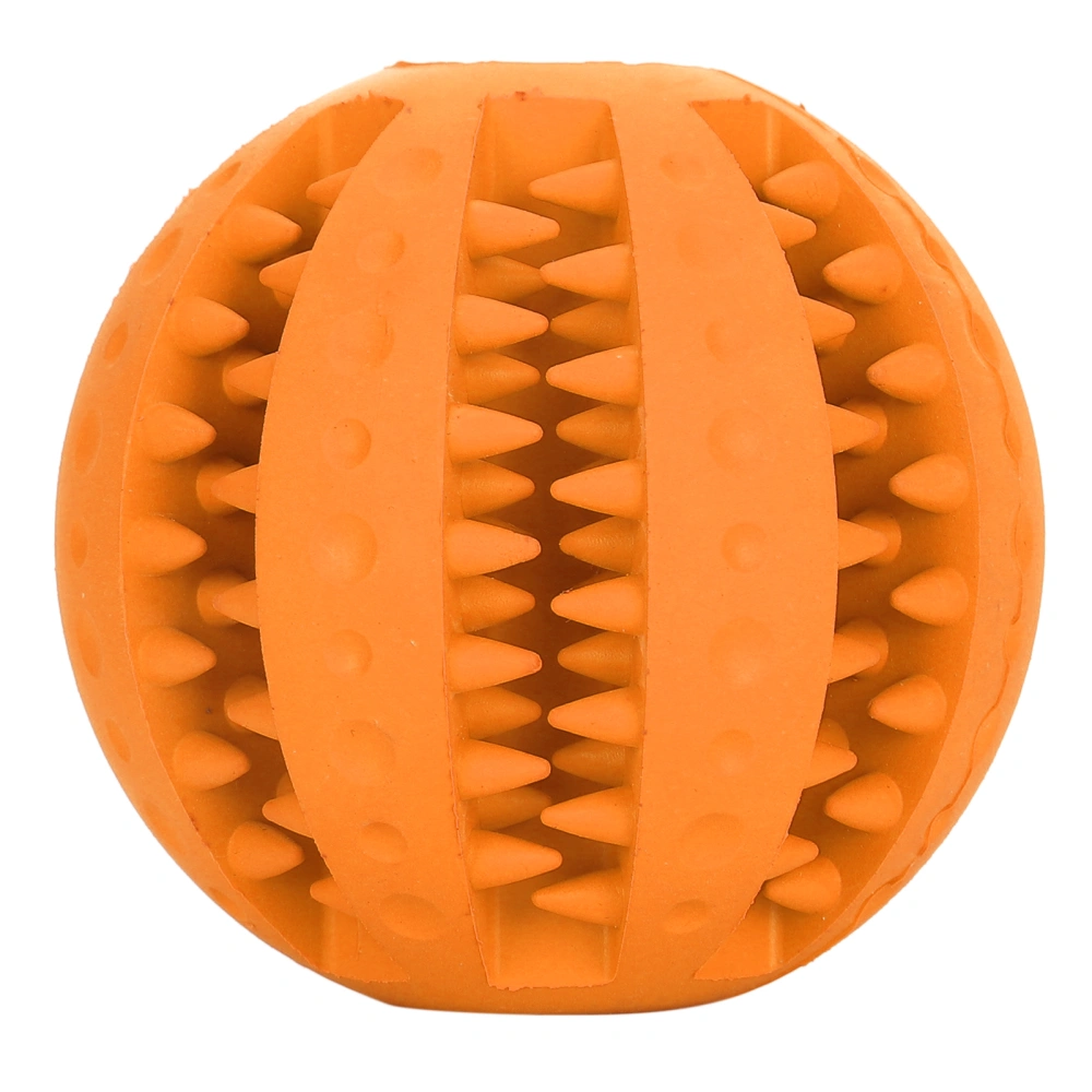 Pet Polka Dot Watermelon Molar Ball Dog Teaser Ball Pet Rotating Interative PlaythingsOrange