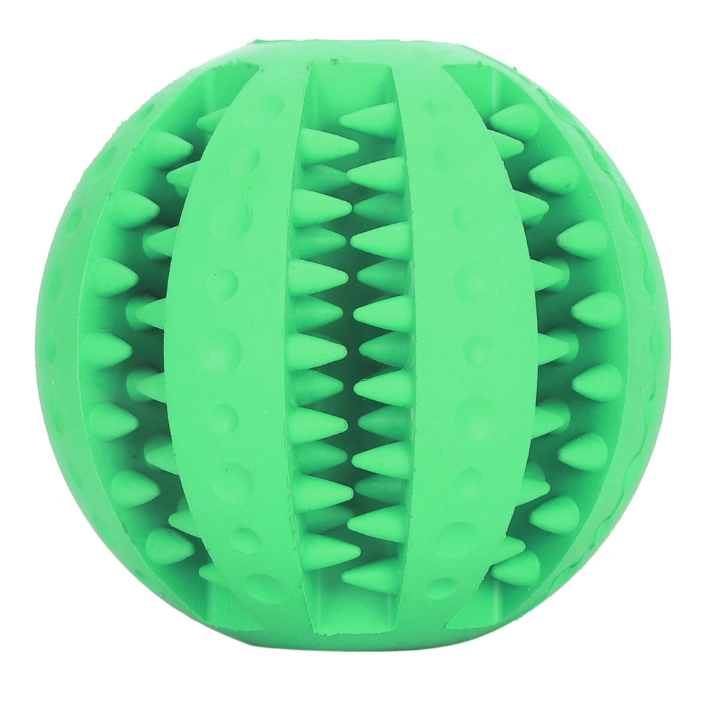 Pet Polka Dot Watermelon Molar Ball Dog Teaser Ball Pet Rotating Interative PlaythingsGreen