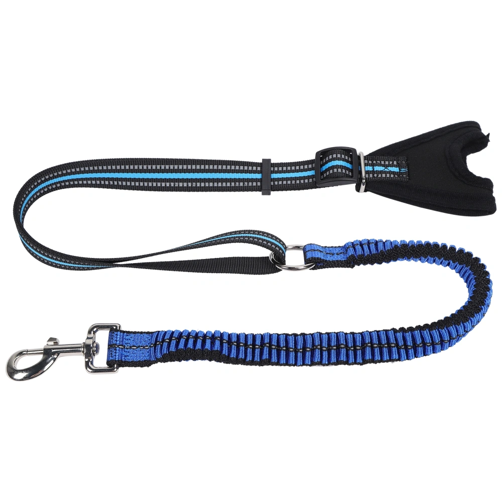 Reflective Pet Safety Belt Dog Walking Leash Anti‑Lost Reflective Training Nylon StrapBlue L