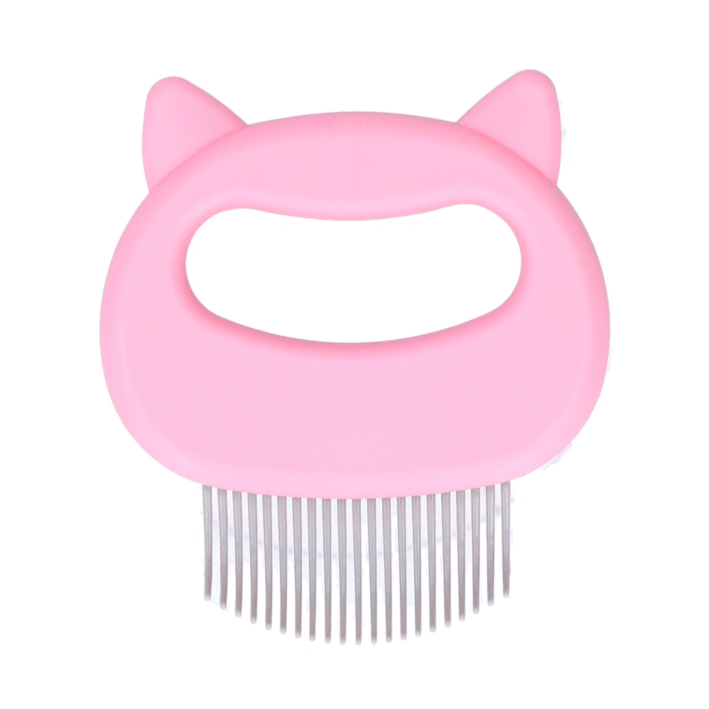 Cat Hair Shell Comb Deshedding Dematting Brush Tangles Removal Comb Pet Grooming ToolPink