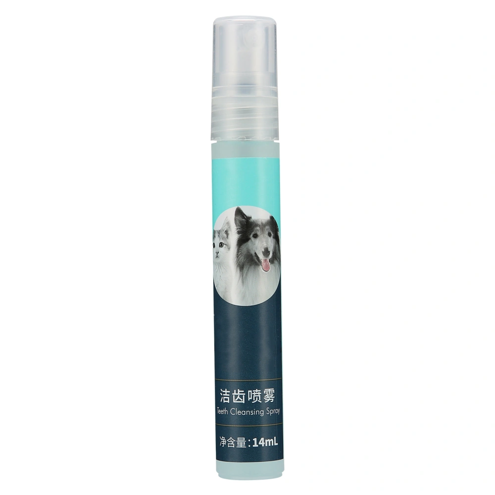 Pet Dental Freshening Spray Cat Dog Bad Breath Remover Deodorizer Spray Teeth Cleaning