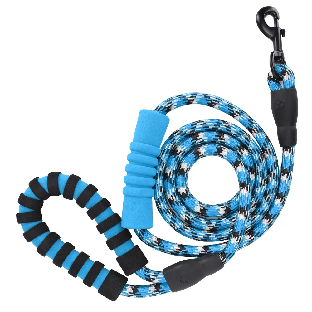 Reflective Pet Pulling Leash Safety Rope for Medium Large Dogs Running Walking TrainingBlue