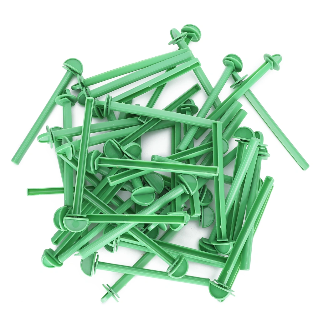 50pcs Plastic Bird Cage Standing Stick Parrots Parakeet Standing Bar Cage Accessory