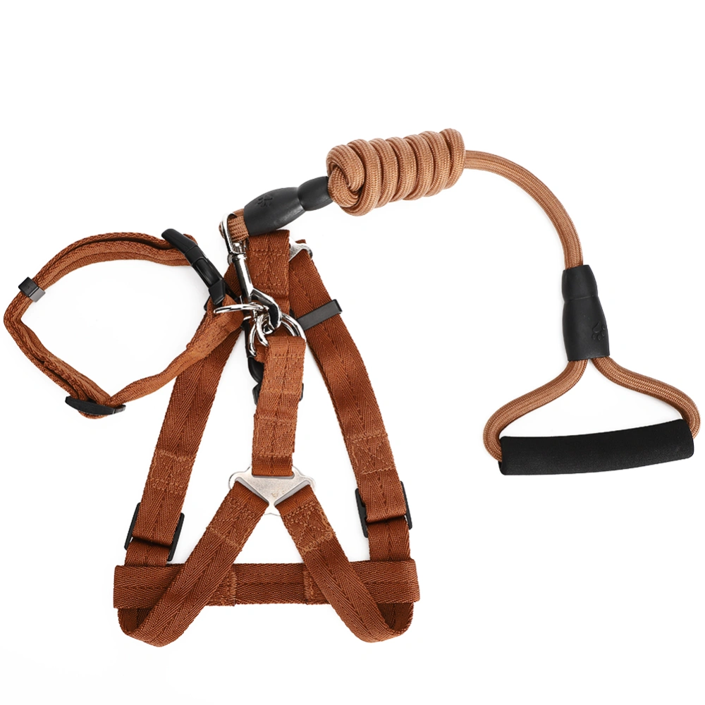 Polyester Dog Harness Leash Set Training Vest Pet Chest Collar Strap Traction Walking SafetyS