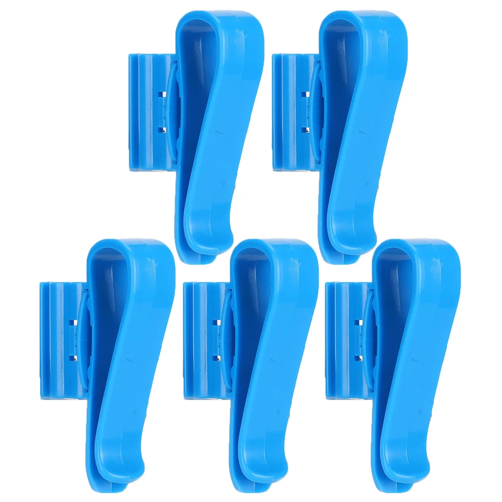 5Pcs/Set Aquarium Fish Tank Water Pipe Fixing Clip Water Change Tool Holder Clip ClampBlue