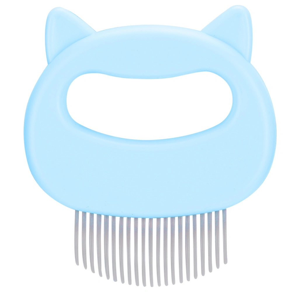 Cat Brush Remove Floating Fur Pet Grooming Tool Shell Shape Long Short Hair Shedding CombBlue