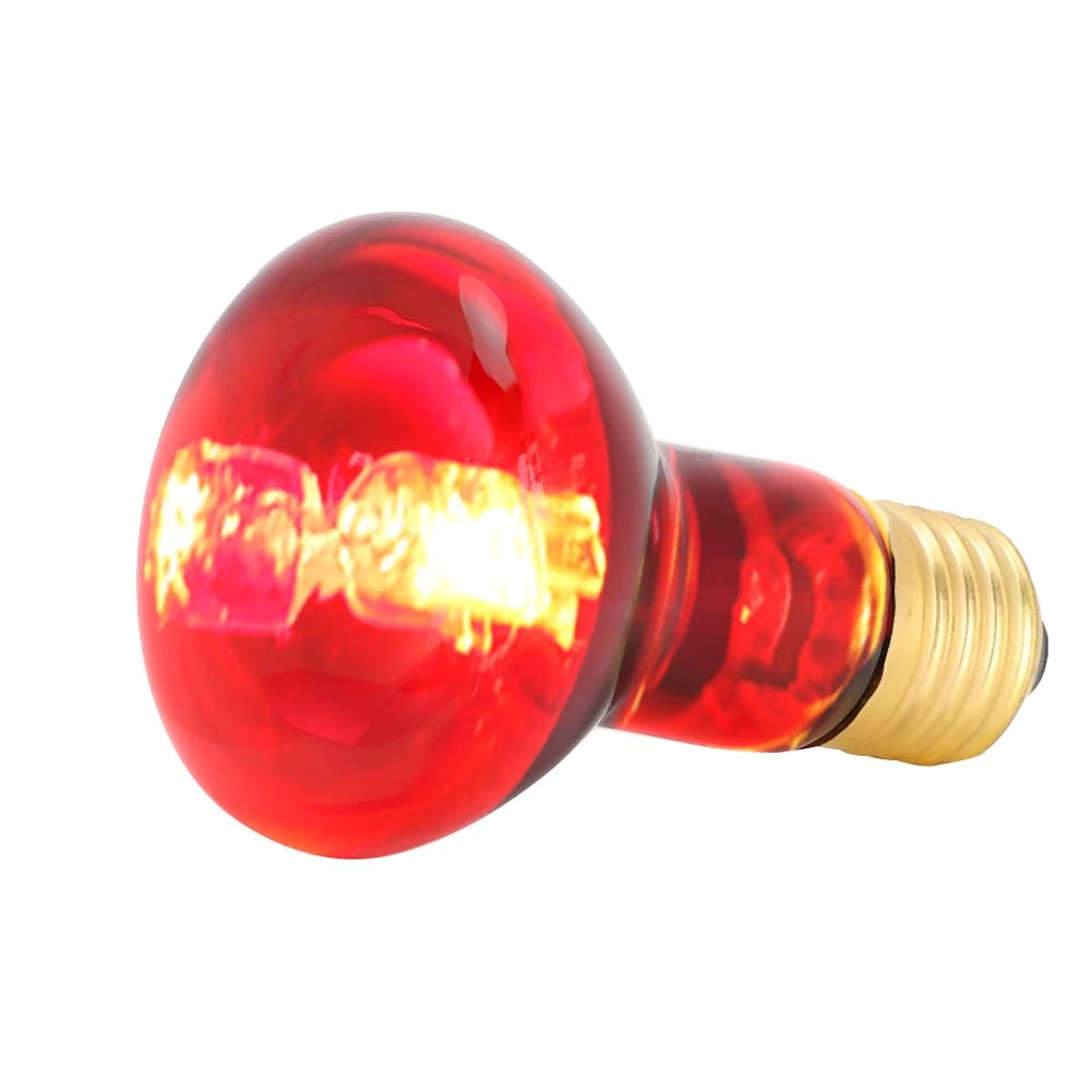 E27 R63 Infrared Reptile Light Bulb Animal Pet Heating Light Lamp Bulb for Tortoise Snake60W