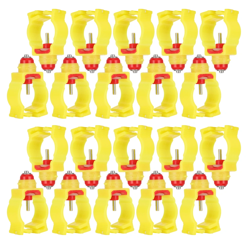 20PCS Chicken Automatic Drinker Ball Valve Water Fountain Drinking Feeder for Pigs3/4 Inch