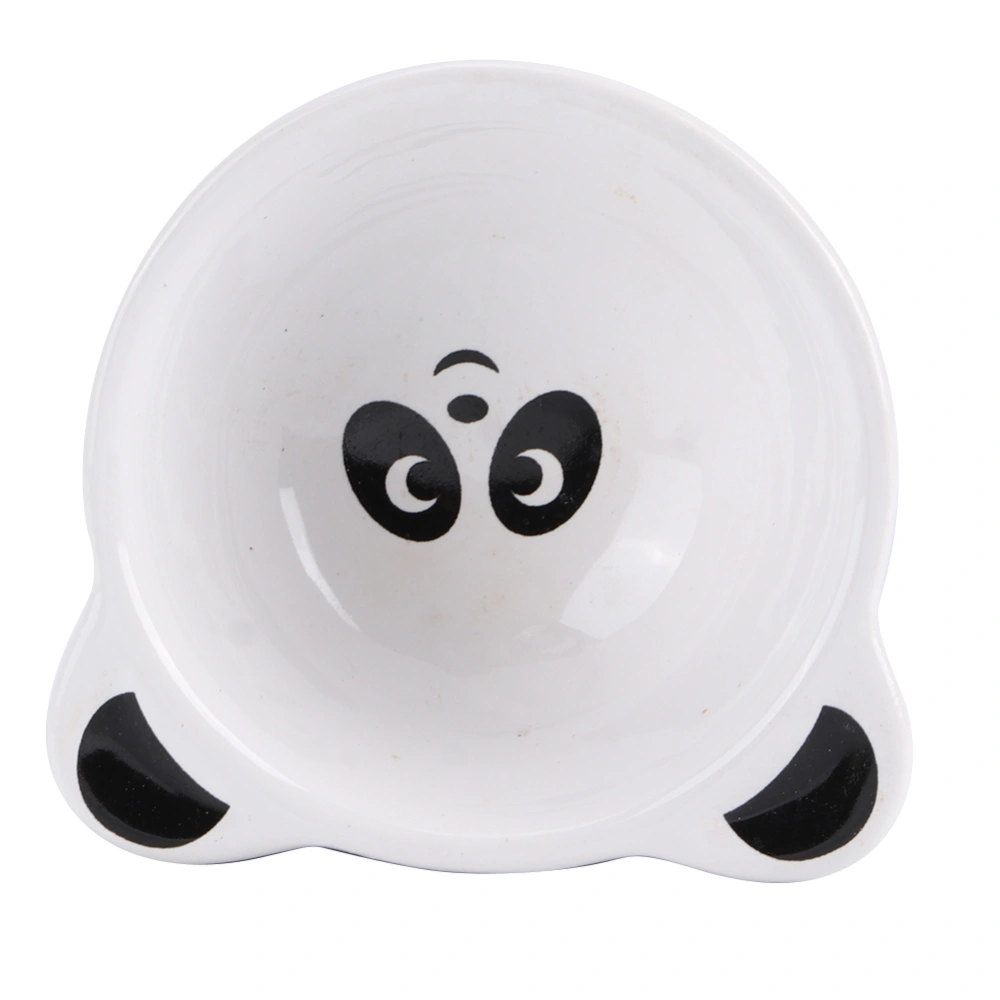 Cartoon Animal Shape Food Water Feeding Bowls Ceramic Bowl for Small Animals Pet Feeding SuppliesPanda