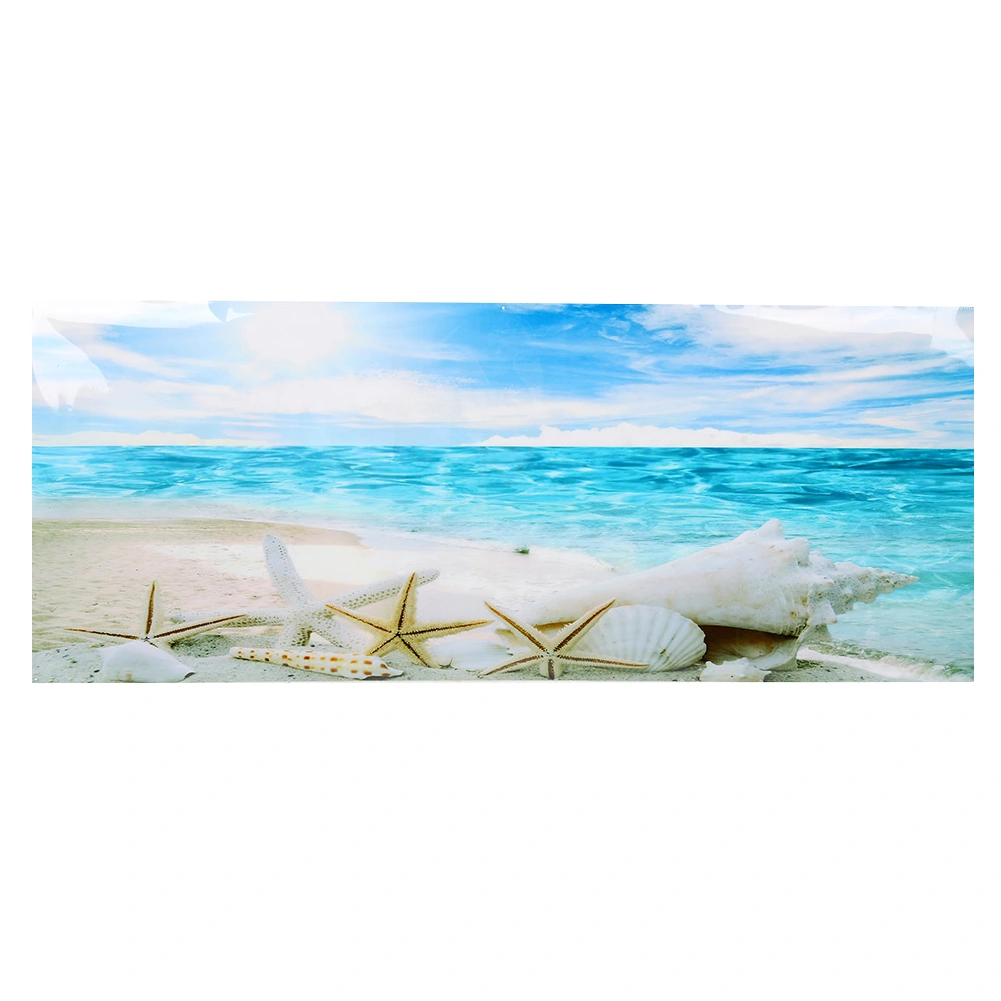 Background Poster Decorative Sea Star Paintings PVC Sticker Landscape for Aquarium Fish Tank91x50cm
