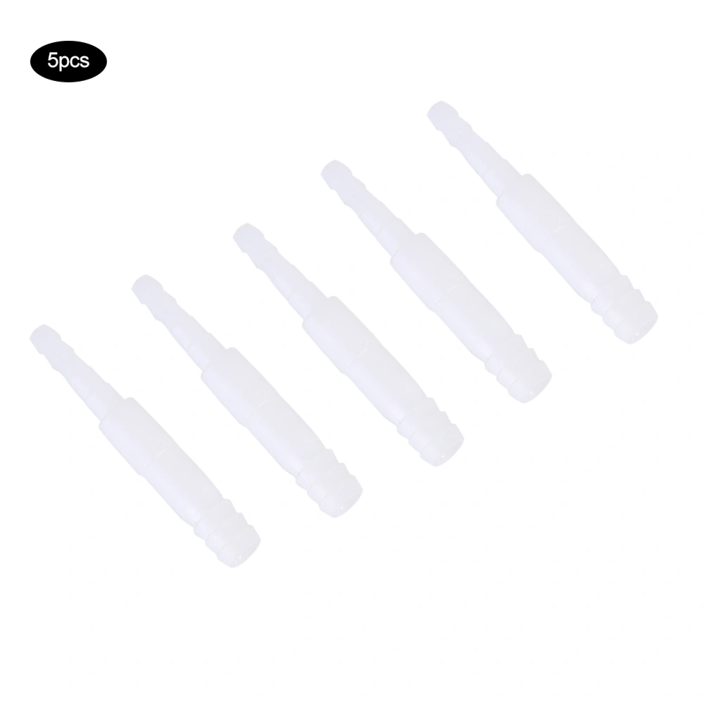 5PCS 4mm/8mm Aquarium Accessories Plastic Water Pipe Tube Fitting Straight Connectors