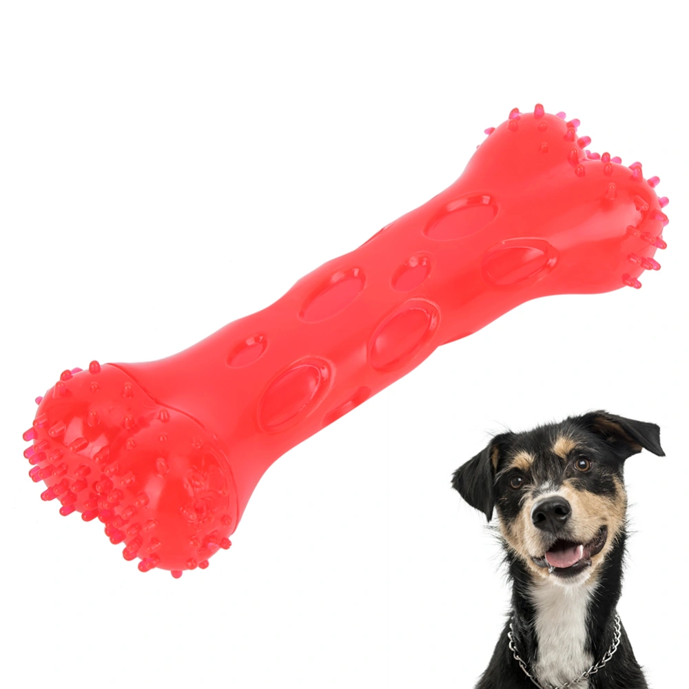 Pet Dog Toy Bone Shaped Teethers Molar Rod Teeth Stick Toy Bite Chewing Training Toysred L