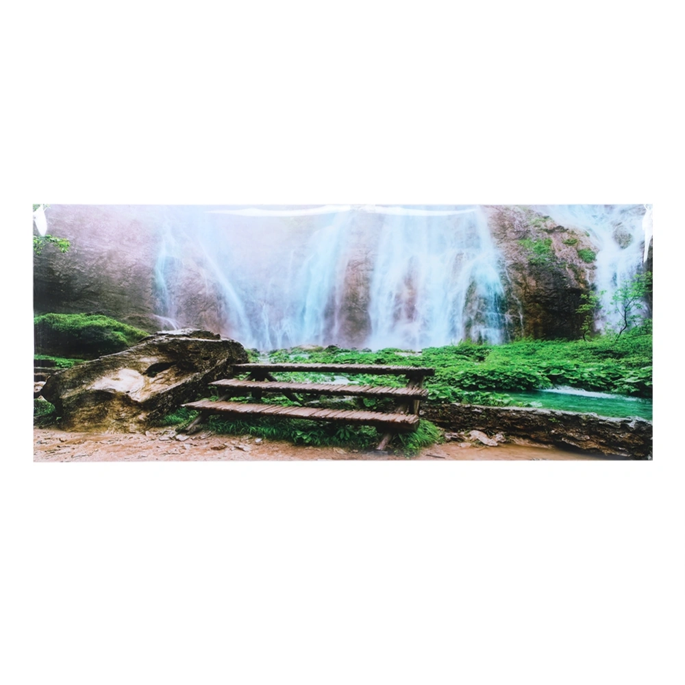 Background Poster Decorative Painting PVC Sticker Landscape Image for Aquarium Fish Tank61x41cm