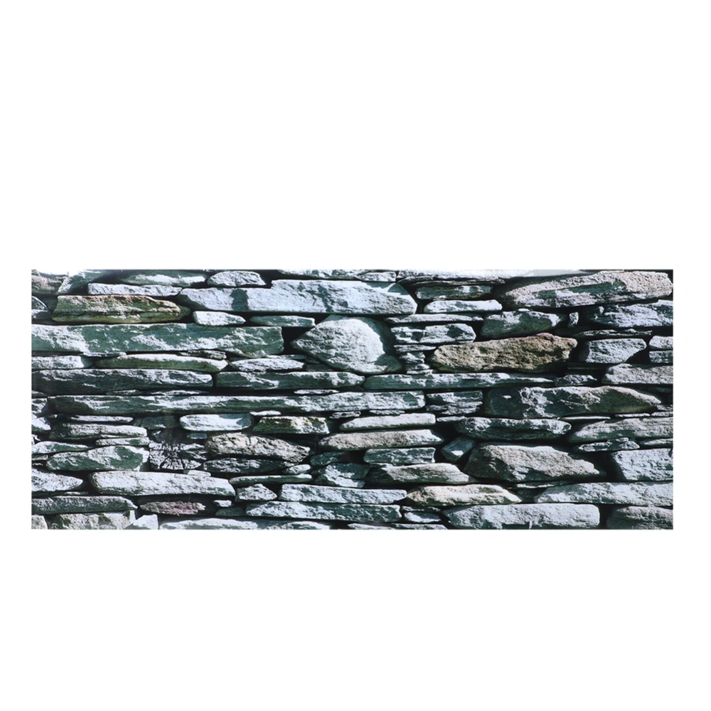 Background Poster Decorative Stonewalling Paintings PVC Sticker Landscape Image for Aquarium Fish Tank