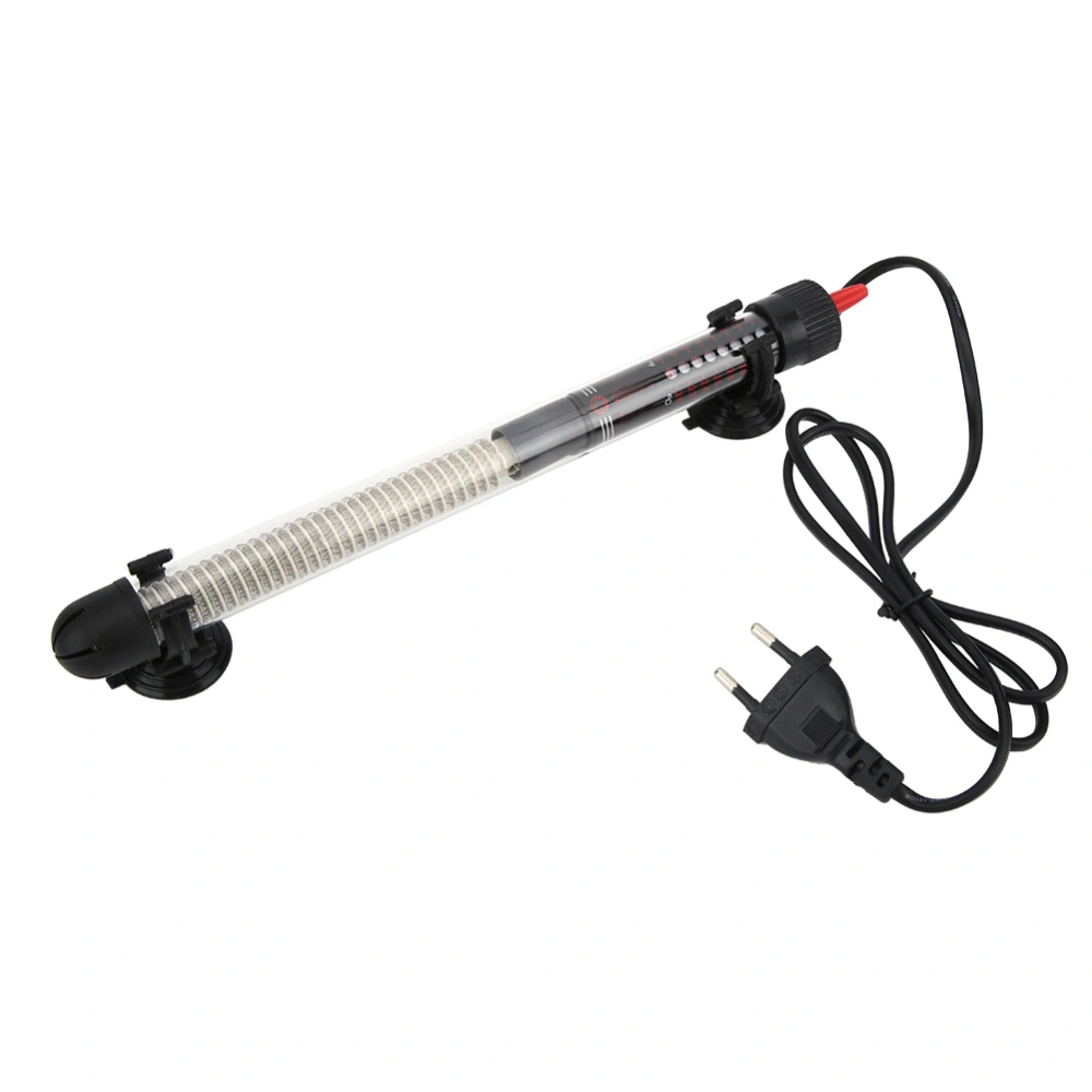 300W Glass Fish Tank Submersible Automatic Constant Temperature Water Heater Heating Rod Aquarium AccessoryEU Plug 220～240V