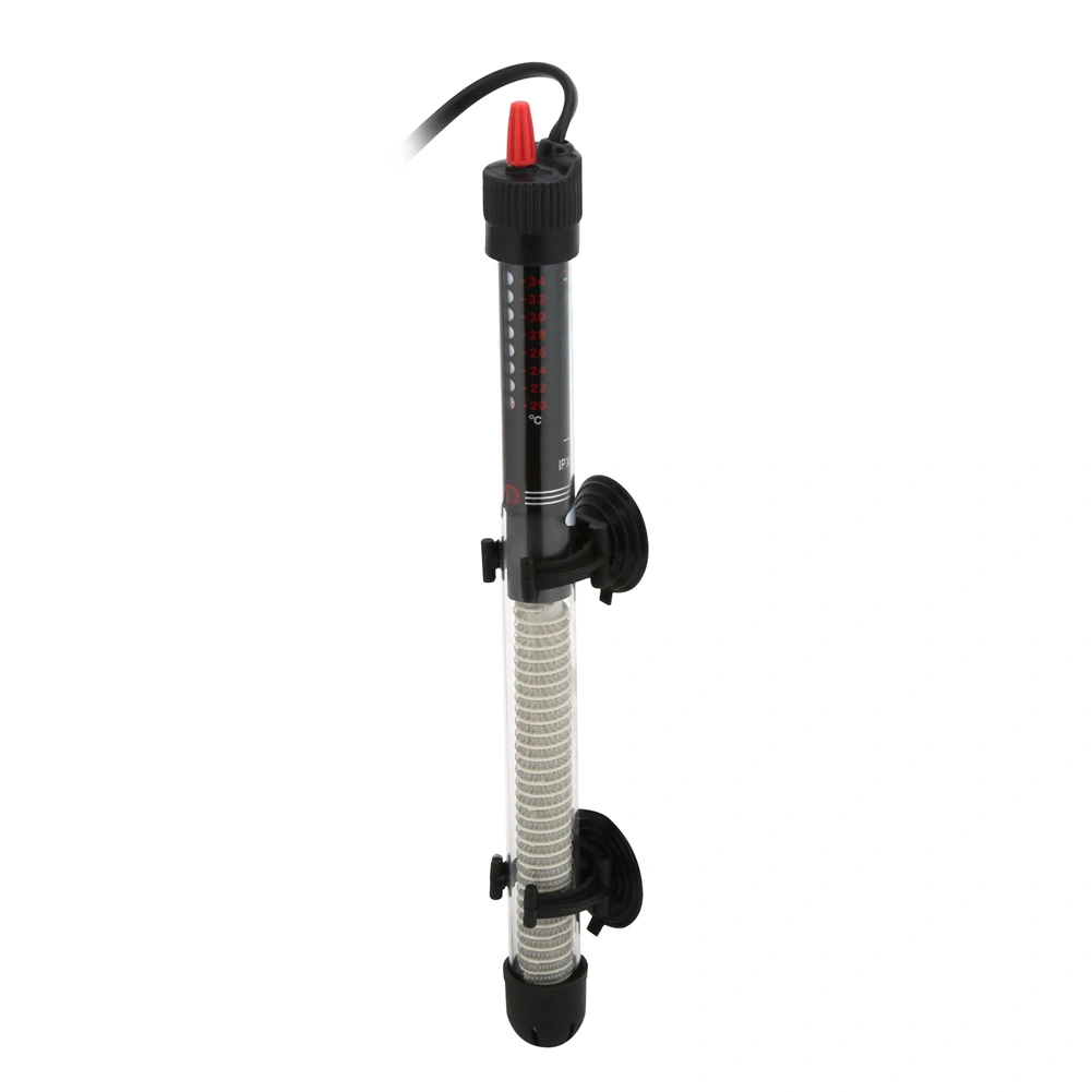 300W Glass Fish Tank Submersible Automatic Constant Temperature Water Heater Heating Rod Aquarium AccessoryEU Plug 220～240V