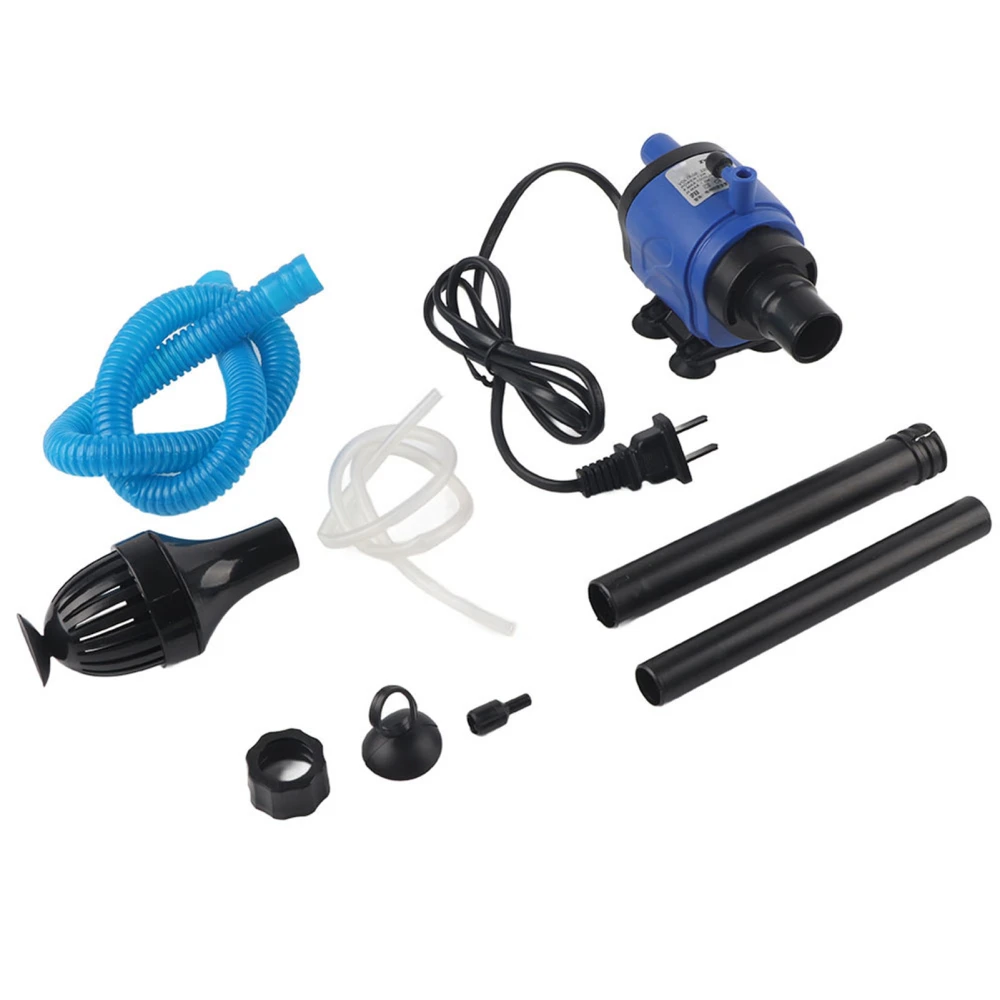 3 in 1 Aquarium Mute Filter Submersible Pump Fish Tank Oxygen Aeration Silent Water Purification CN Plug 220-240vZY-V2-12W