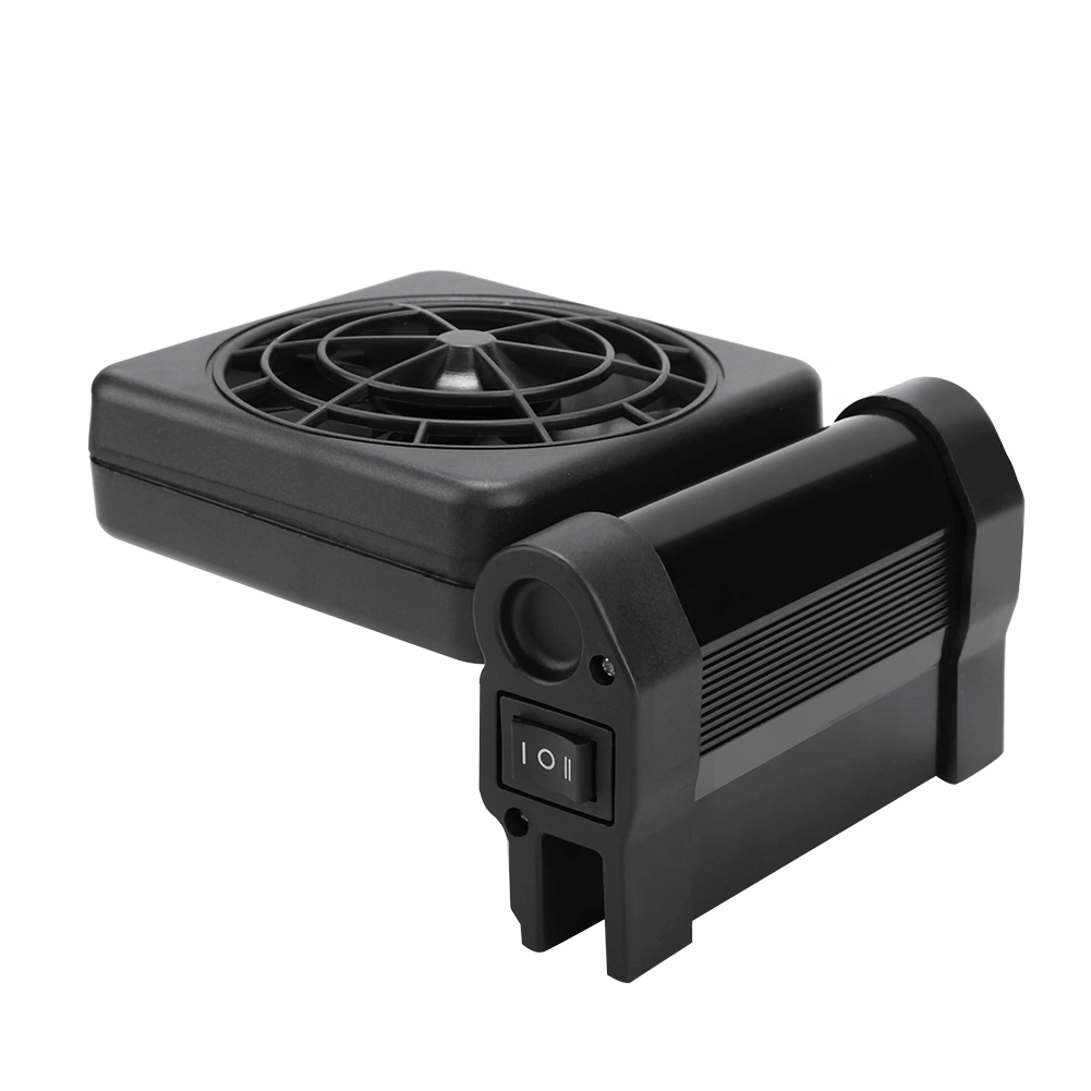 Mini Single Head Adjustable Fish Tank Aquarium Cooling Fan Hang On Chiller 100-240V (EU Plug)