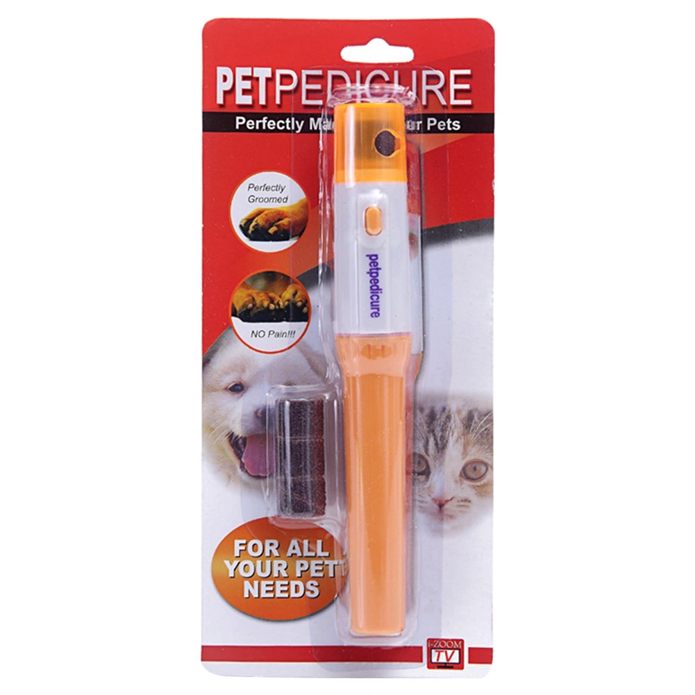 1PC Dog Cat Automatic Claw Clipper Electric Nail Trimmer Pet Grooming Kit