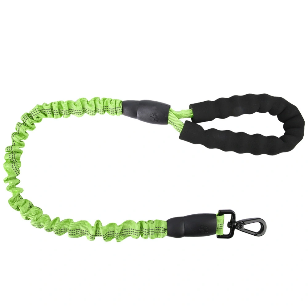 2.46ft Strong Rope Dog Elastic Leash With Comfortable Handle Dog Walking Training Leash(Green)