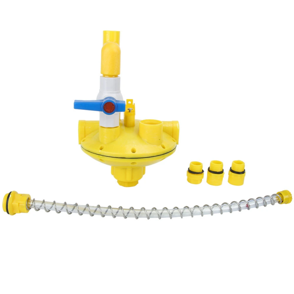 Poultry Feeding Water Pressure Regulator Drinking Decompression Valve Chicken (Round Tube)