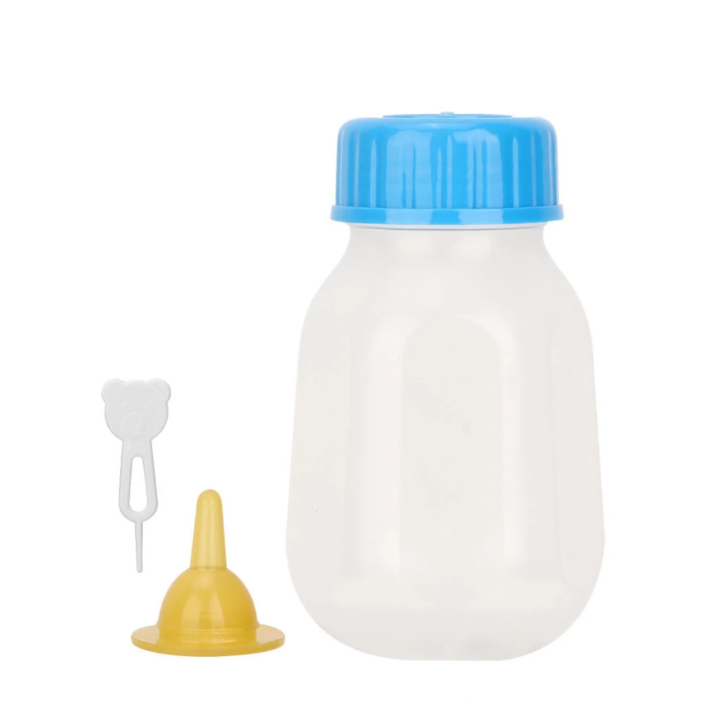 120ml Portable Silicone Transparent Durable Feeding Bottle for Pet Dog Cat