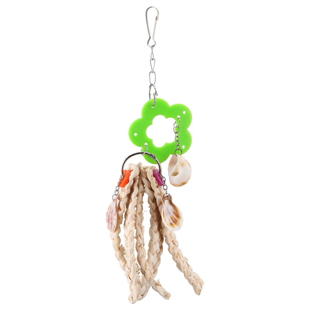 Parrot Toy Bird Chewing Toys Hanging Toy Shell Parrot Playing Toy