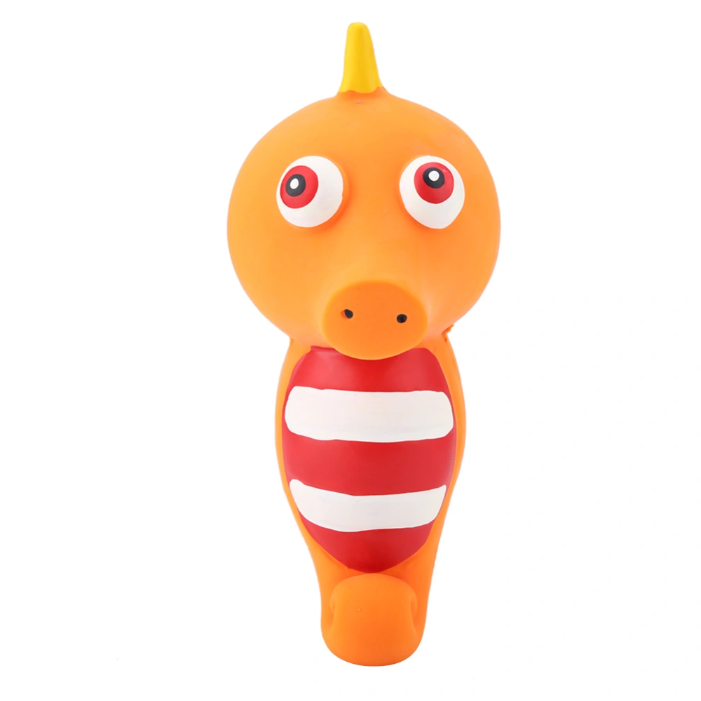 Fur Cartoon Pet Toy Anti-Bite Toy Prevent Pet Sadness Loneness Safe Bite Toy Seahorse