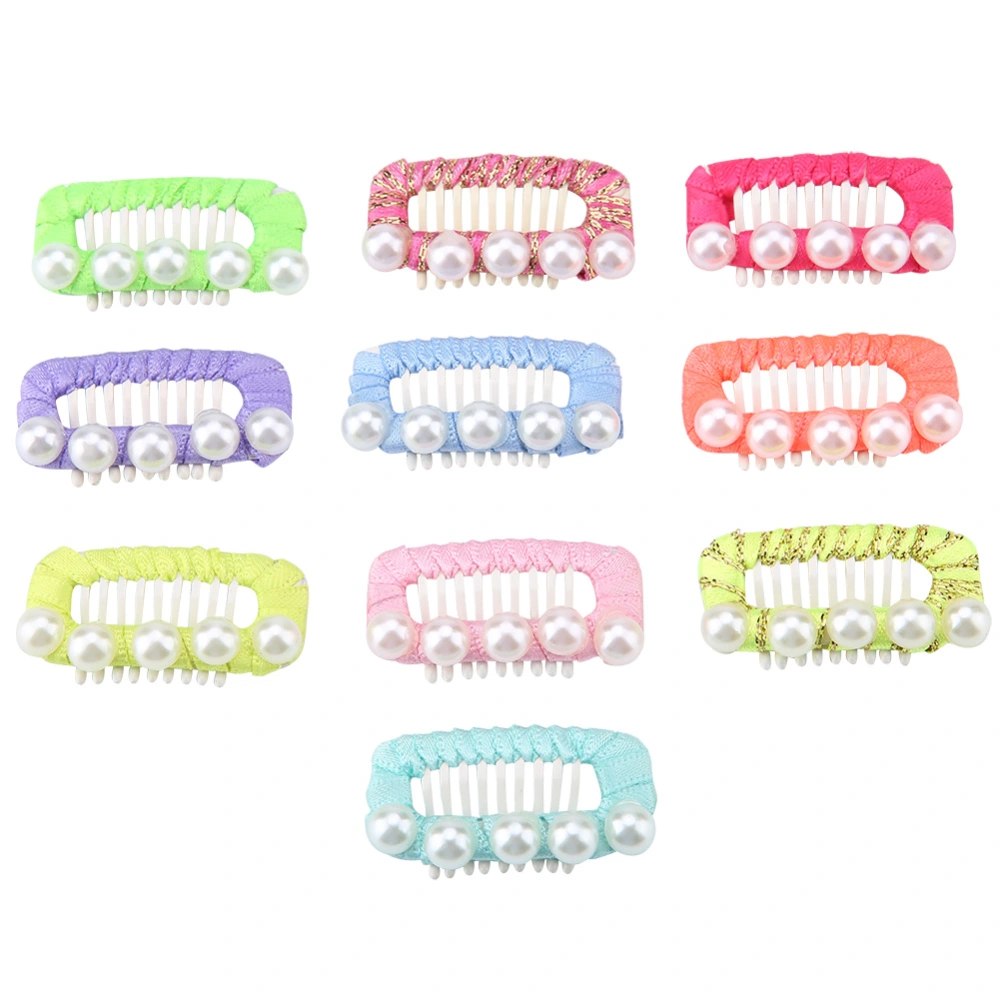 10Pcs Pet Hair Clips Dog Faux Pearl Decoration Hairpins Cat Hair Accessory Headwear