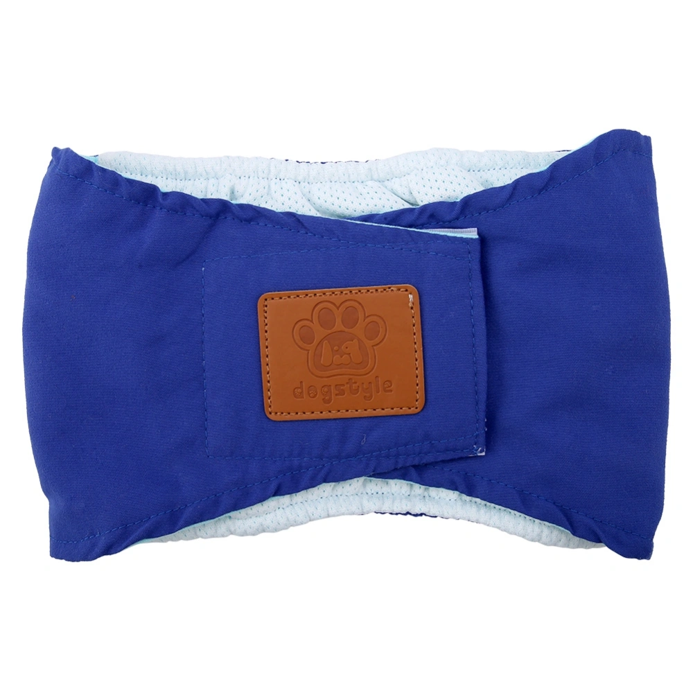 Safety Pants Anti harassment Dog Puppy Clothes For Pet (Blue L)