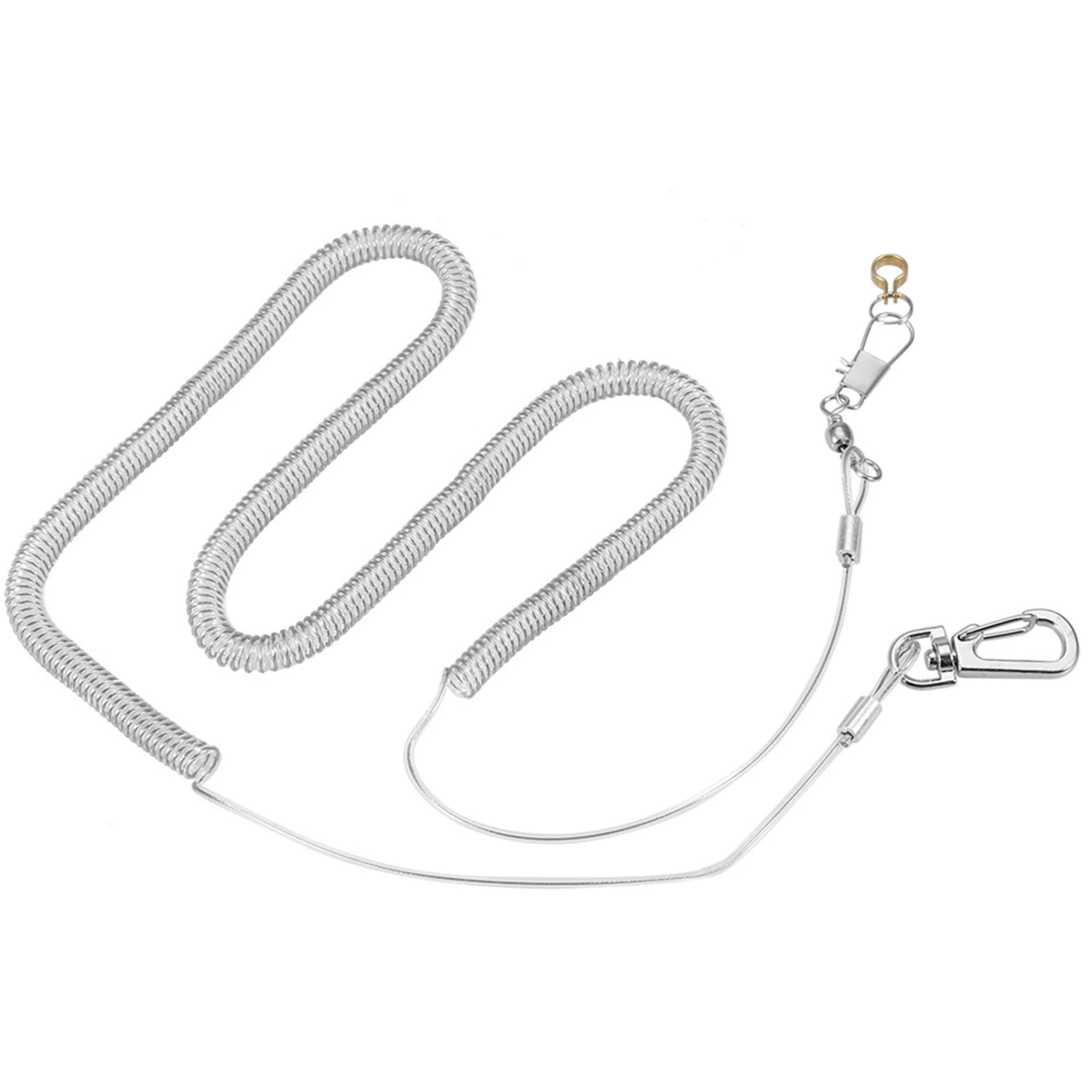 6m Parrot Bird Anti Bite Flying Training Rope Leash Kits Random Color (Foot Ring Dia. 8.5mm)