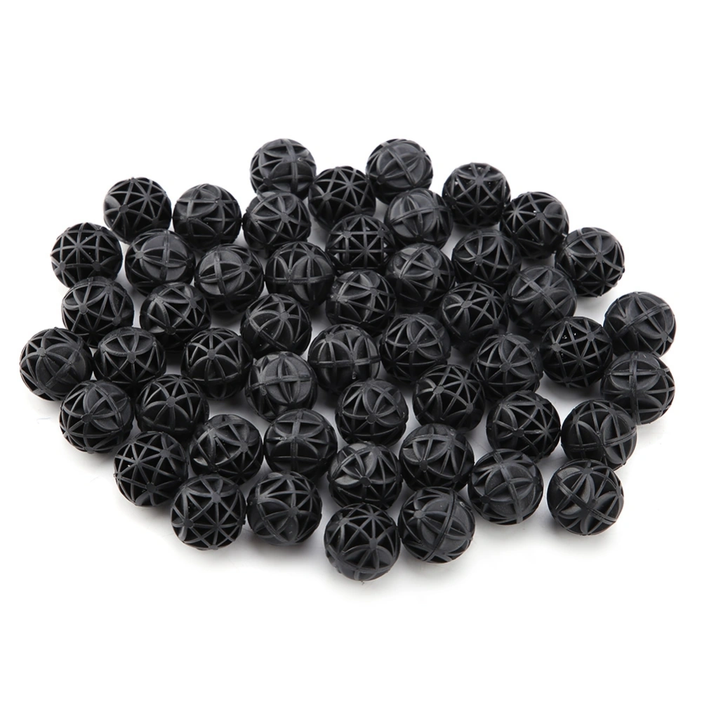 50Pcs Bio Porous Filter Biochemical Ball with Cotton Aquarium Pond Filter Material 26mm