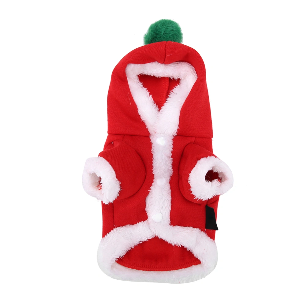 Fashionable Pet Costume Dogs Parties Christmas Xmas Decorative Clothes Warm Winter Coat(S)