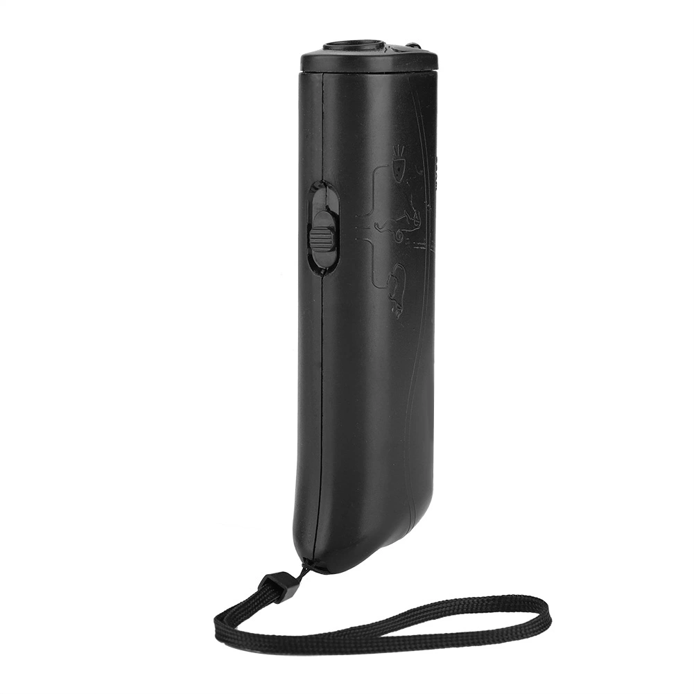 Multifunctional Ultrasonic Dog Repeller Anti Barking Stop Bark Training Device LED Torch