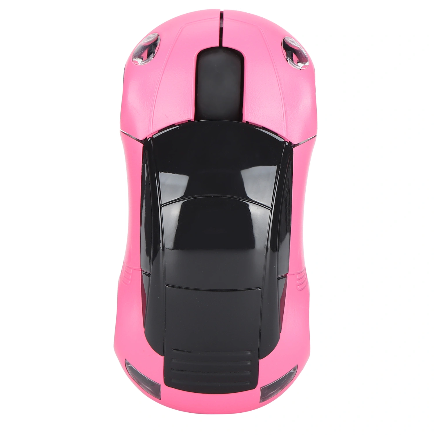 Laptop Mouse Smart CarShaped Portable 2.4G Cordless Mouse with USB Receiver for Office Laptop Computer Tablet(Pink )