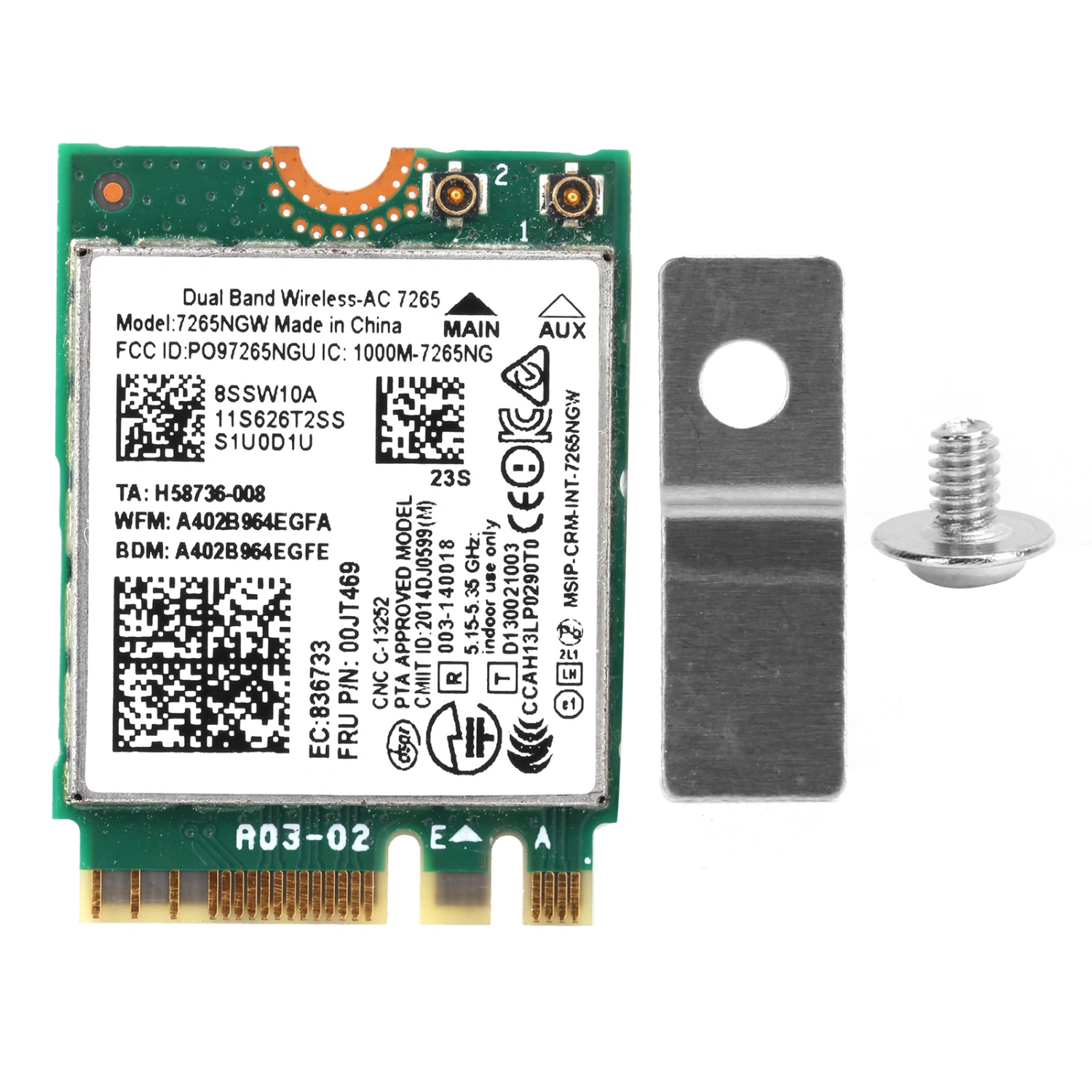 Wireless Network Card DualBand Bluetooth Wifi Module for Lenovo ThinkPad X250 T450 T550