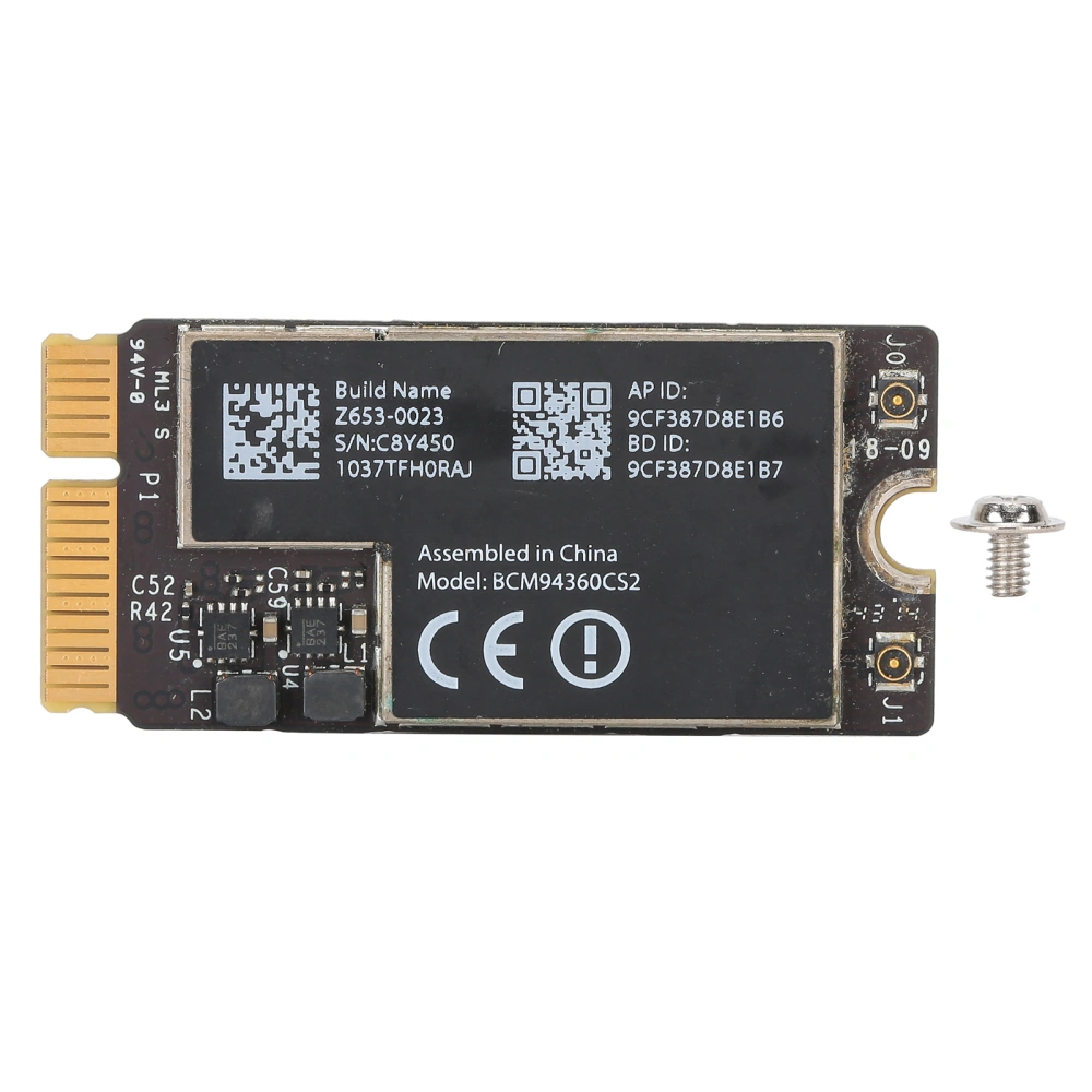 2.4G 5G Network Card Wireless Free Drive Dual‑Band Bluetooth 4.0 for OS X Computer 2013-2017 BCM94360CS2