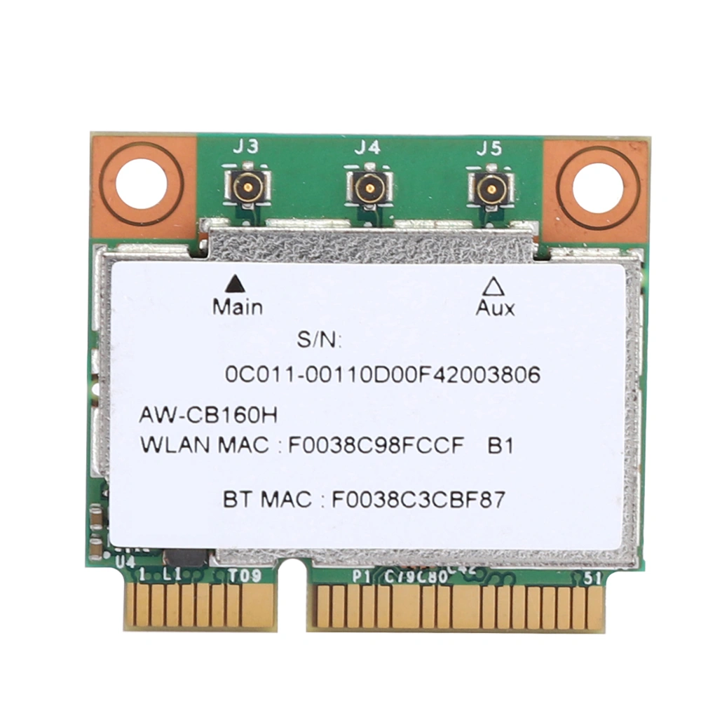 Network Card Gigabit AC1300M MINI PCI E Interface Support for Bluetooth 4.0 BCM94360HMB