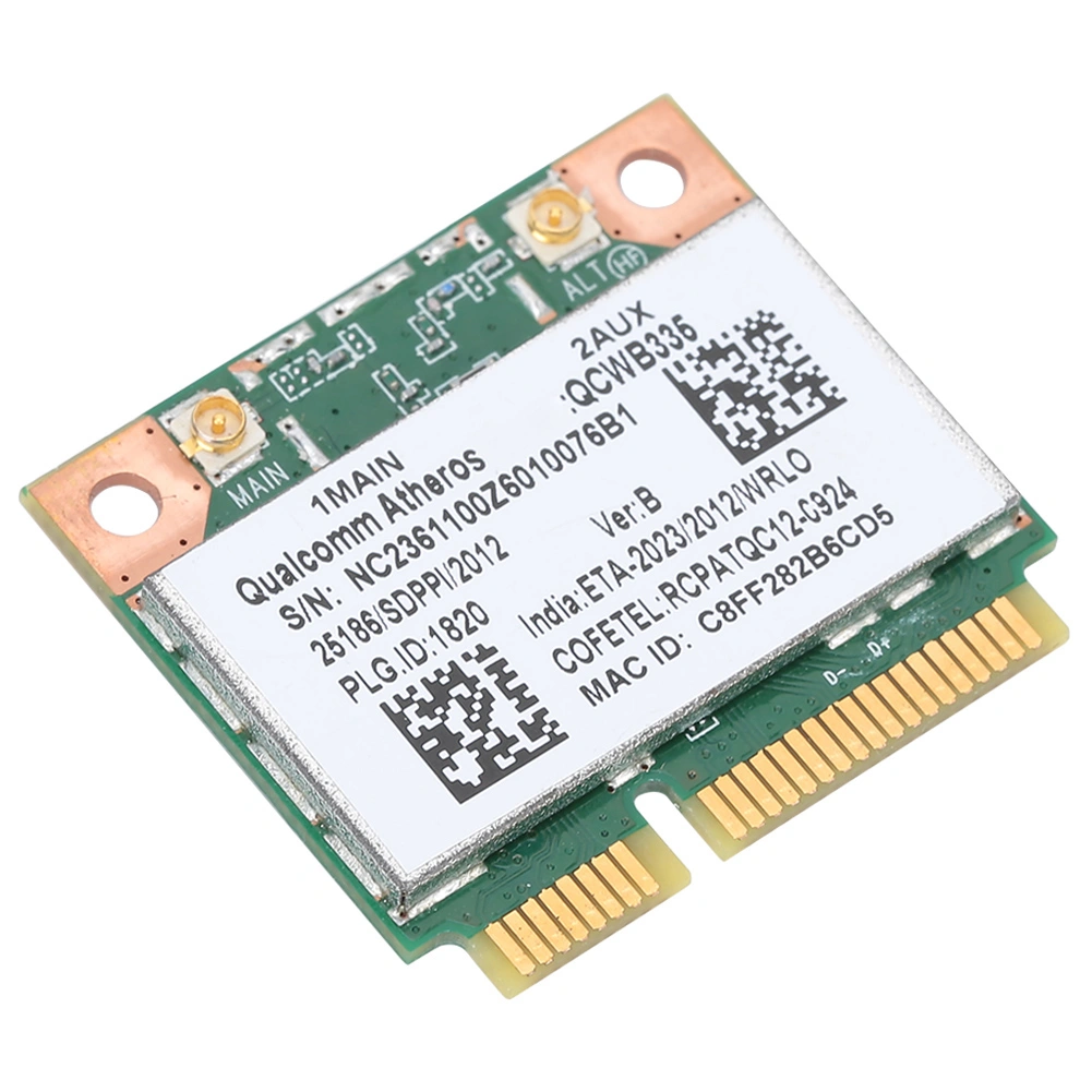 For Qualcomm Atheros AR9565 QCWB335 150M Mini PCI E Bluetooth Wireless Network Card Universal