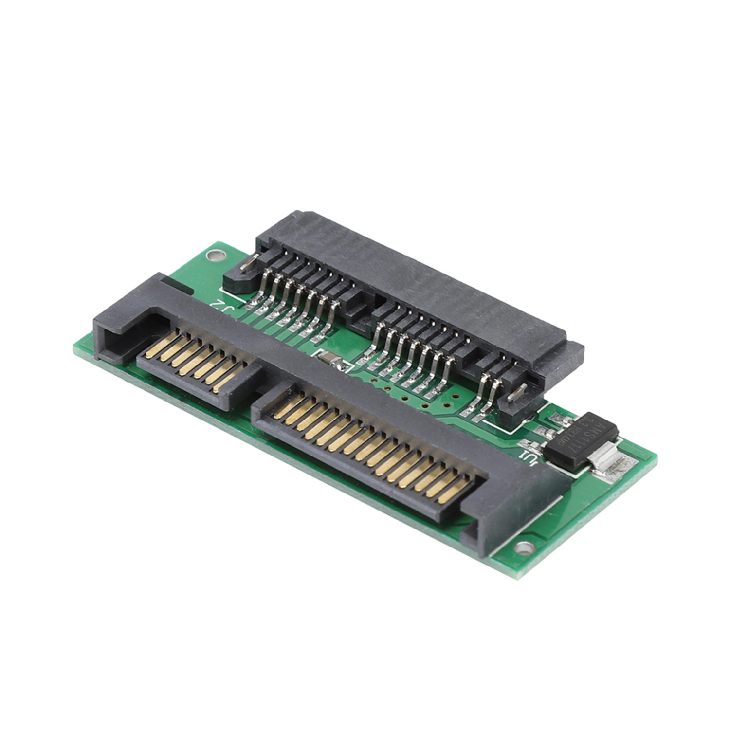 1.8inch Micro SATA to SATA 2.5 SSD Solid State Hard Drive Adapter Card