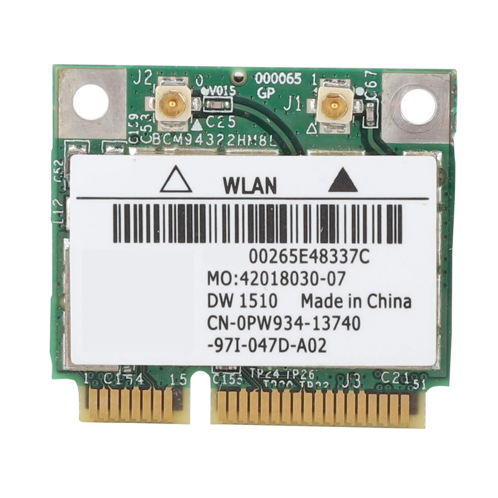 BCM94322HM8L DW1510 Dual Band 300Mbps Mini PCI-E Wireless Network Card For DELL E4200 E5500