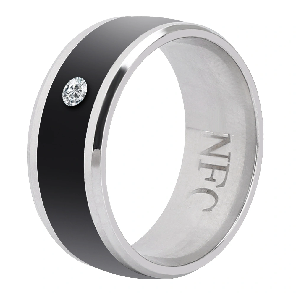 NFC Multifunction Smart Rings Magic Wearable Device Universal for Mobile Phone(Size 8)
