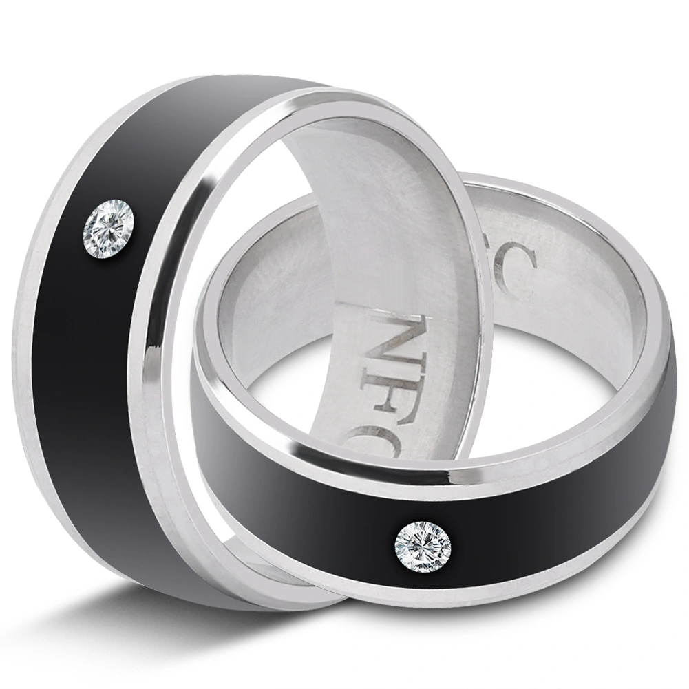 NFC Multifunction Smart Rings Magic Wearable Device Universal for Mobile Phone(Size 8)