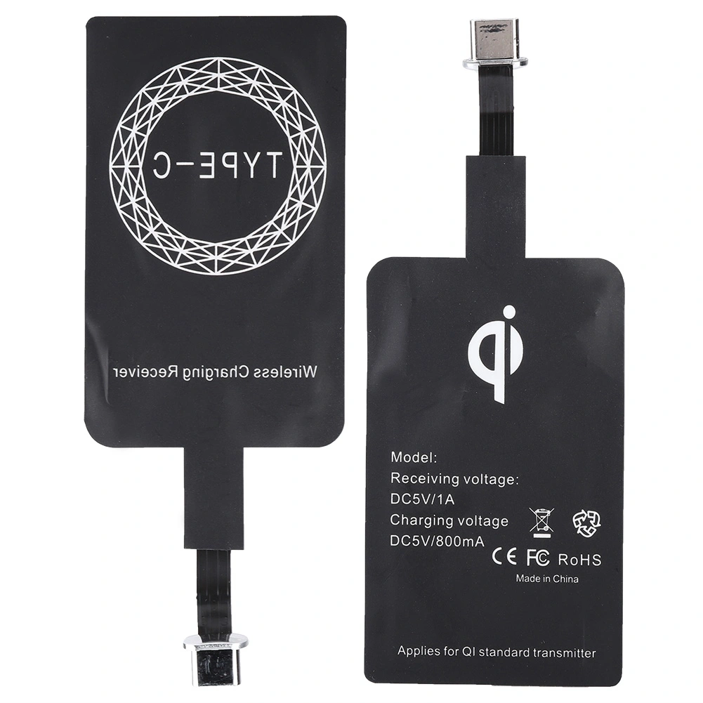 Qi Wireless Charger Adapter Charging Receiver Module For TypE C Mobile Phone