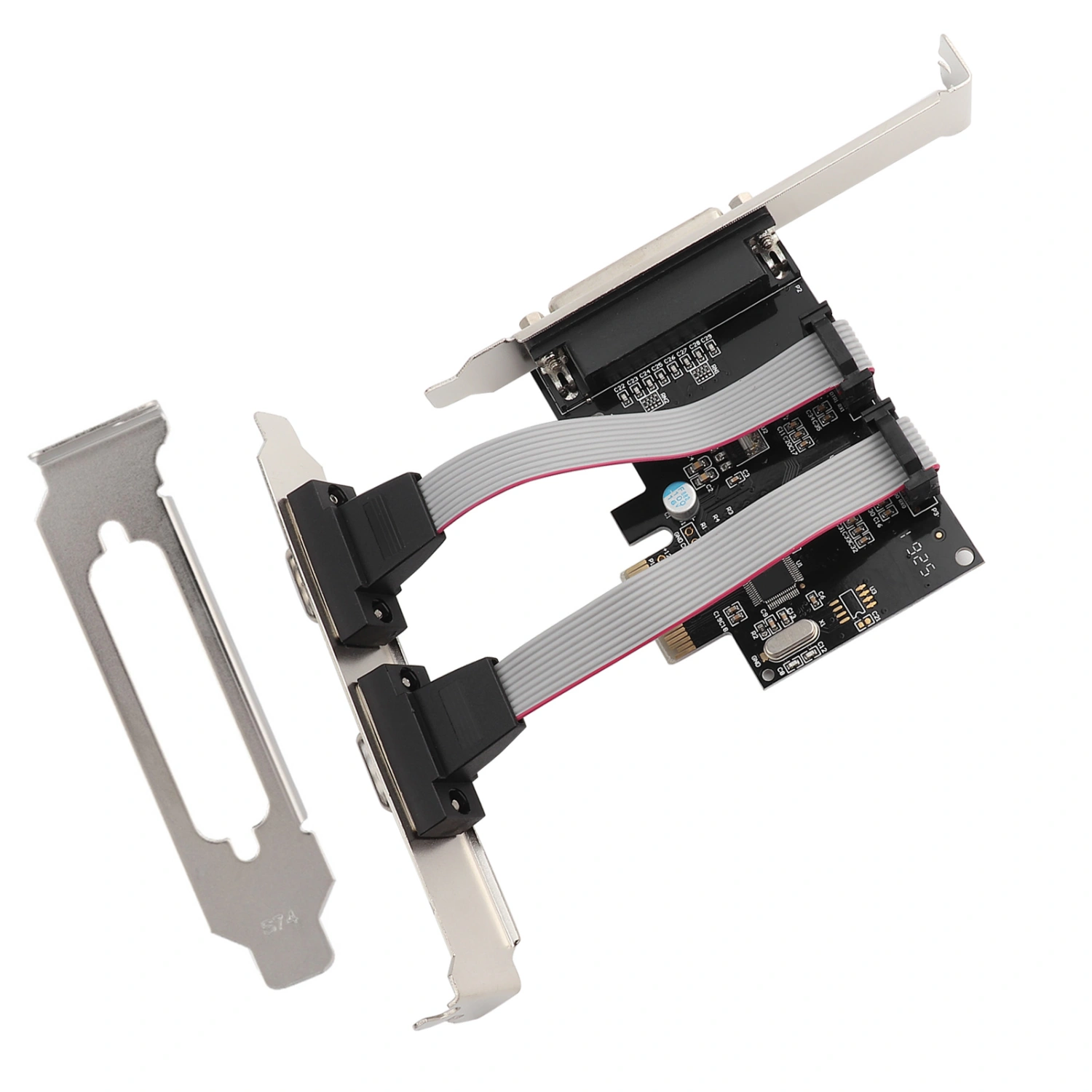 PCI-E to 2 Serial Card 1 Parallel Port Card Desktop PCI Expansion Card LPT Port Adapter Card