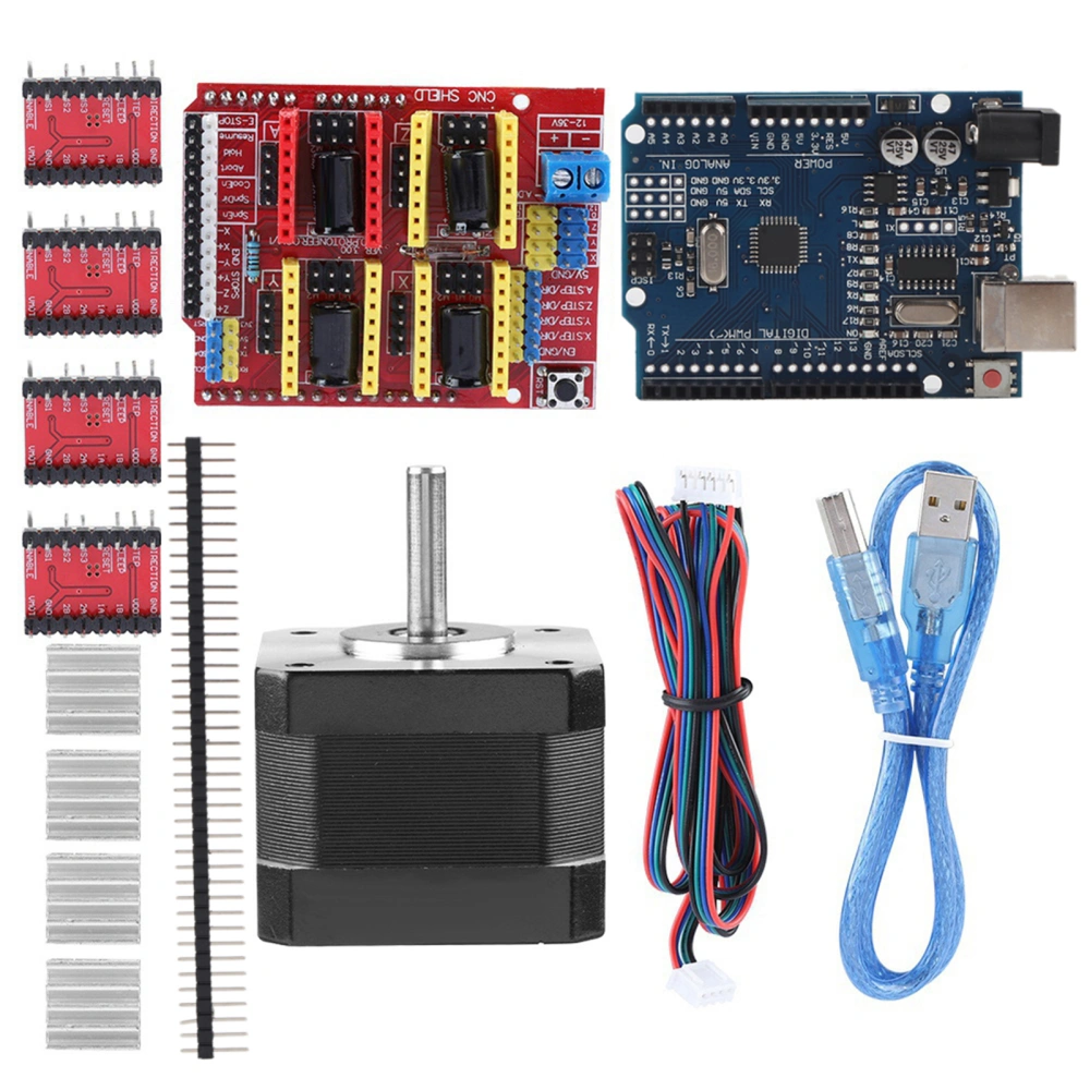 For Quimat CNC Shield Contoller Kits with Stepper Motor for 3D Printer