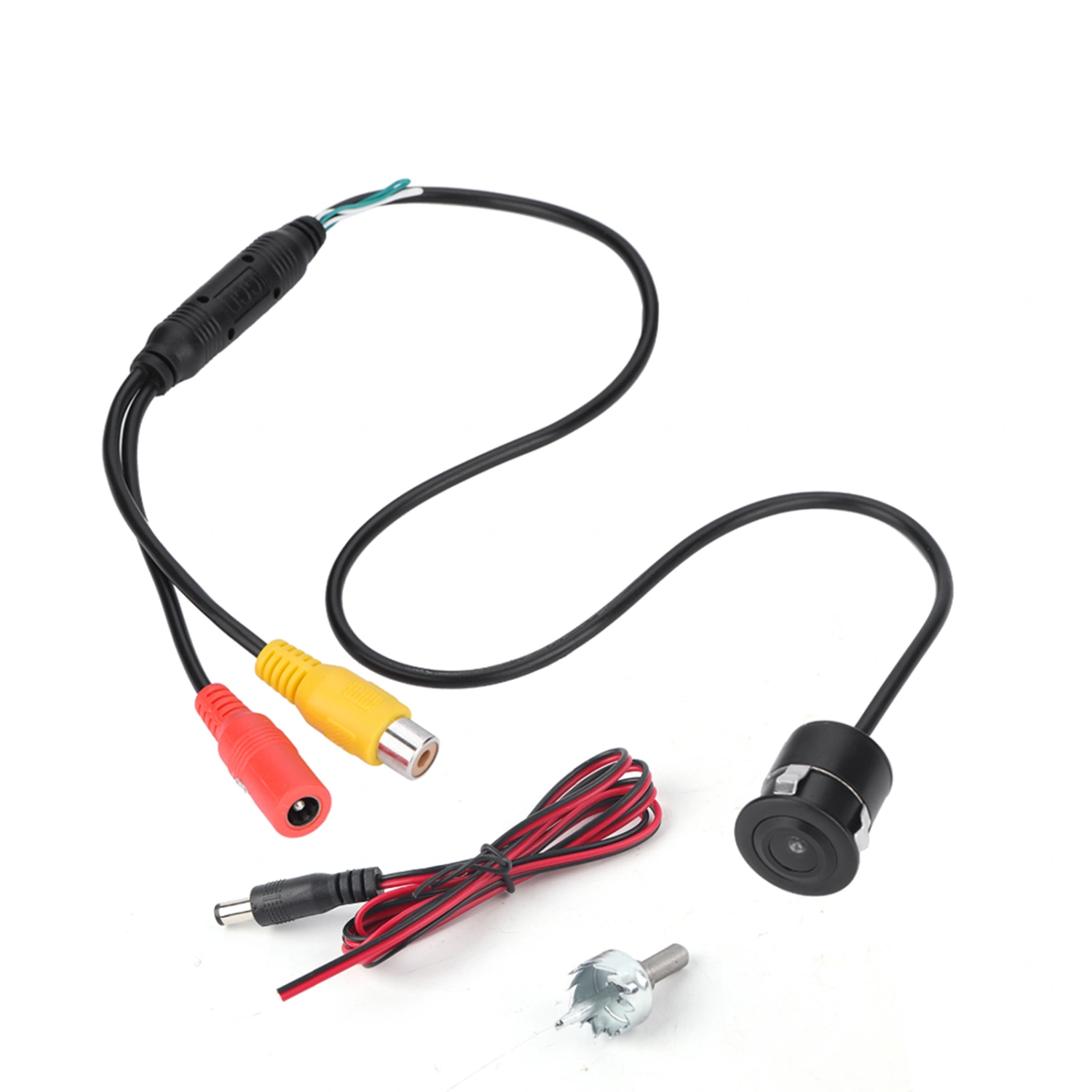 170° Wide Angle Wired Waterproof Mini Color CCTV CCD Camera for Car